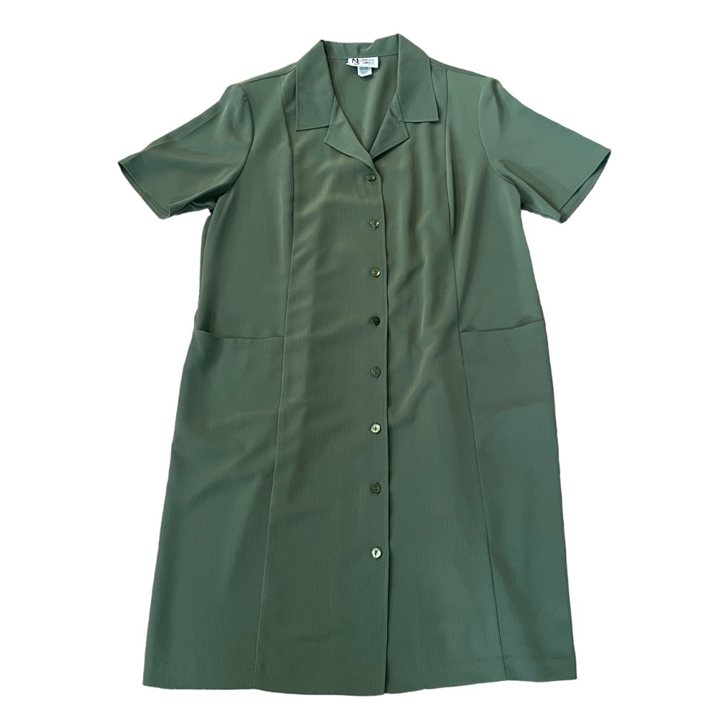 Maggie Sweet Vintage 90s Button Front Dress
